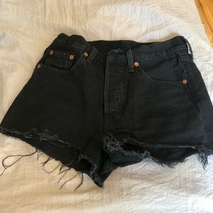 Levi’s 501 high rise shorts